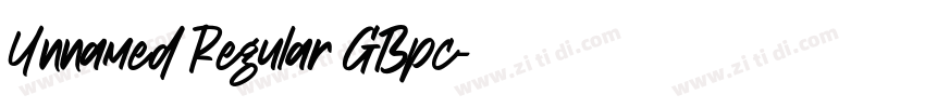 Unnamed Regular GBpc字体转换